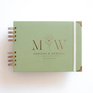 Livro para Fotos e Mensagens de Casamento – Lóris Oliva