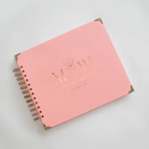 Livro para Fotos e Mensagens de Casamento - Saurá Goiaba