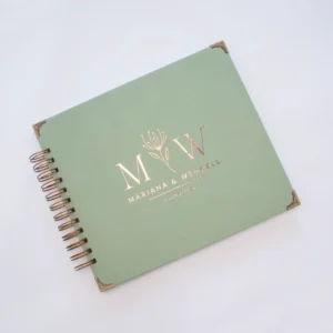 Livro para Fotos e Mensagens de Casamento - Saurá Oliva