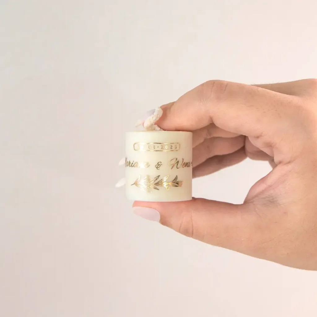 Mini Vela Lembrancinha de Casamento – Paris